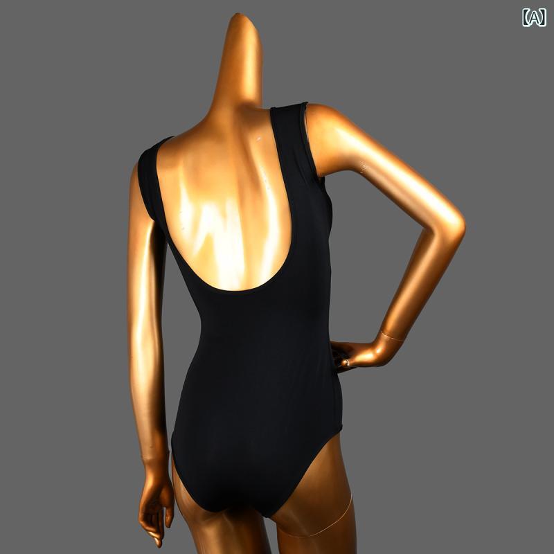 レオタード レディース 大人用 バックオープン セクシー 無地 ラテン 社交 バレエ モダンダンス 練習着..