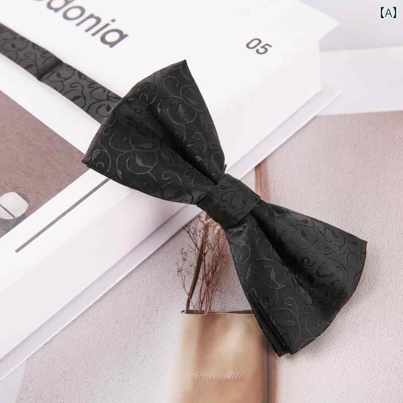 蝶ネクタイ メンズ 男性用 ボウタイ フォーマル 礼装 正装 結婚式 パーティー 二次会 イベント ビジネス カジュアル 韓国スタイル 人工皮革 フェイクレザー チェック柄