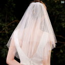 ウェディングベール レディース ショート丈 リボン ヘッドアクセサリー 花嫁 髪飾り チュール 結婚式 前撮り フォトウェディング 妖精 可憐 ナチュラル プリ...