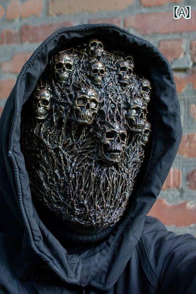 ・デザイン: スカル・素材: ラテックス・サイズ: フリーサイズ・種類: マスク