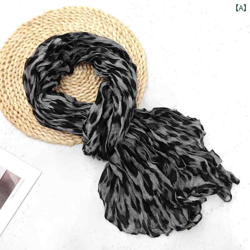 ストール レディース 和風 レトロ クラシック グラデーション プリーツ ねじれ アシンメトリー 大判 ロング 柔らかな肌触り 保温 ポリエステル製 春秋 普段使い お出かけ用