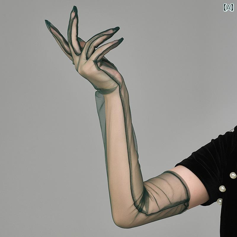 手袋 レディース ウェディング ブライダル 結婚式 花嫁 ドレス フォーマル ロング丈 ショート丈 オーガ..