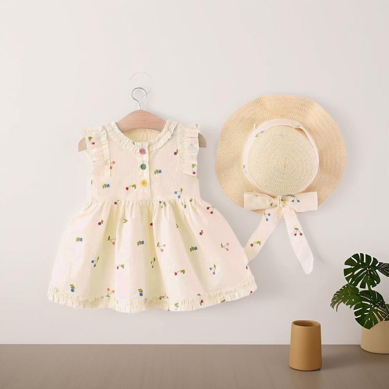 ・カテゴリ: 子供用ワンピース・スタイル: プリンセス、キュート・主な素材: 綿 80%・袖丈: 半袖・シルエット: Aライン・柄: キャラクター・カラー展開: ベージュ・サイズ展開: 80cm、90cm、100cm、110cm、120cm、130cm