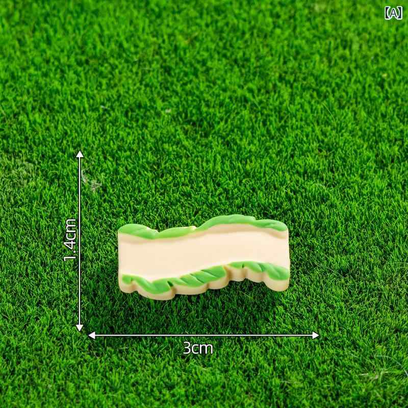 DIYパーツ ミニチュア道路 ドールハウス ジオラマ ミニチュアガーデン テラリウム 苔 造形 樹脂 レジンクラフト 装飾 オーナメント クリエイティブ ハンドメイド