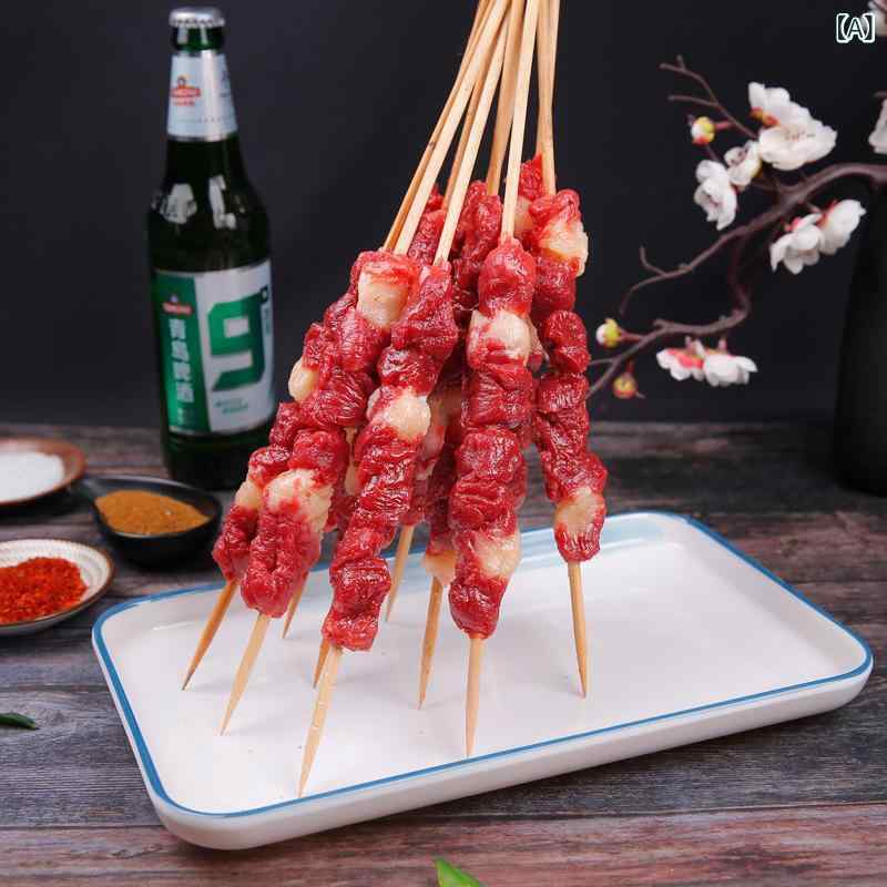 食品サンプル 肉串 焼肉串 模型 ディスプレイ フェイクフード 展示用 生肉串 飲食店 屋台 イベント 店..