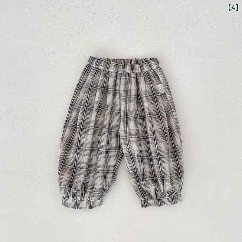 パンツ キッズ 男女兼用 春夏秋 綿 コットン ゆったり ワイドパンツ ハーレムパン...