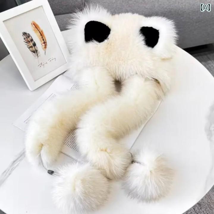 帽子 レディース 猫耳 ネコ耳 フライトキャップ フェイクファー エコファー 耳あて付き 防寒 防風 もこもこ ふわふわ 小顔効果 若見え かわいい キュート カジュアル 韓国ファッション 秋冬