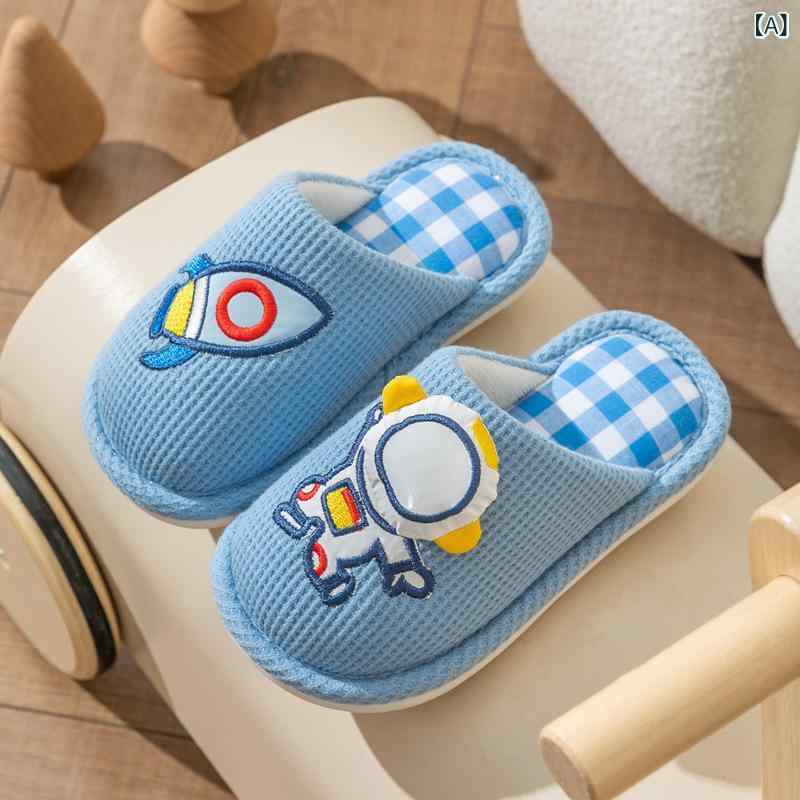 スリッパ キッズ 子供用 男の子 女の子 幼児 小学生 室内履き ルームシューズ 滑り止め ノンスリップ ふわふわ ソフトベルベット コットン 綿 肌触り良い 秋冬 かわいい