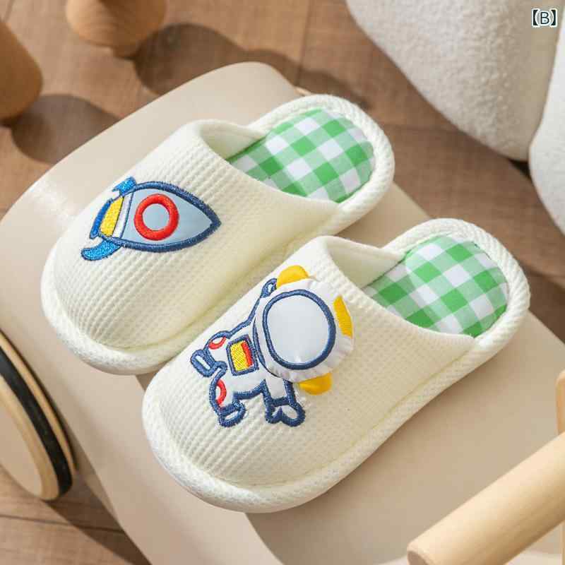 スリッパ キッズ 子供用 男の子 女の子 幼児 小学生 室内履き ルームシューズ 滑り止め ノンスリップ ふわふわ ソフトベルベット コットン 綿 肌触り良い 秋冬 かわいい 2