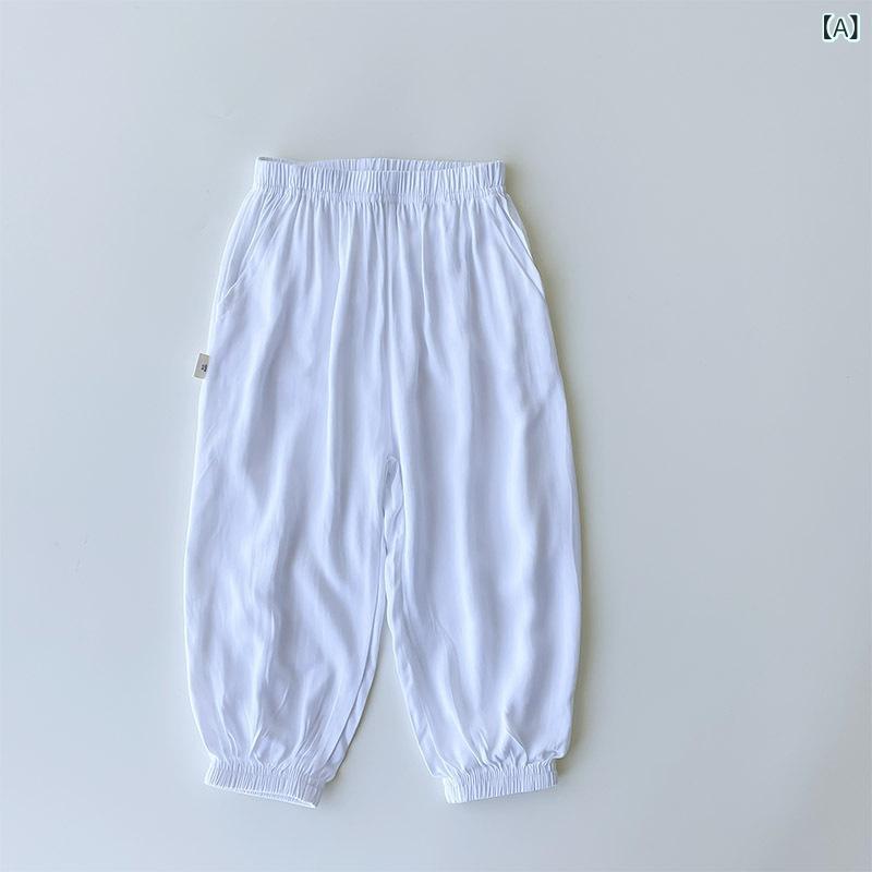 パンツ キッズ 薄手 レーヨン 接触冷感 ルームウェア 男の子 女の子 ジュニア 子供...