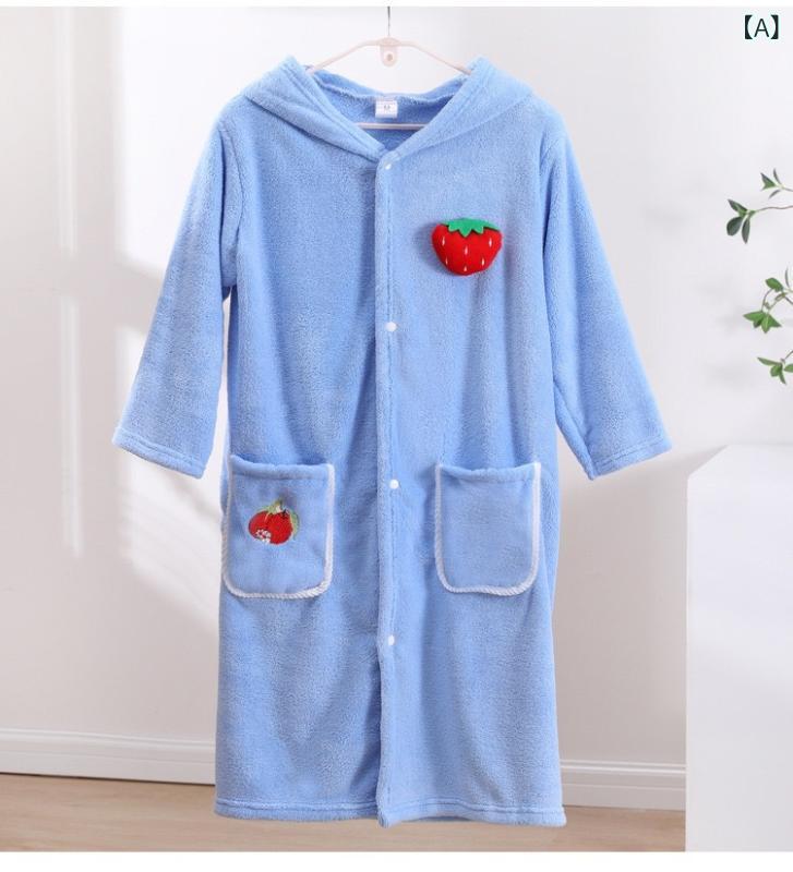 バスローブ ベビー キッズ フード付き ポンチョ型 着るバスタオル お風呂上り プール 水遊び 吸水速乾 ..