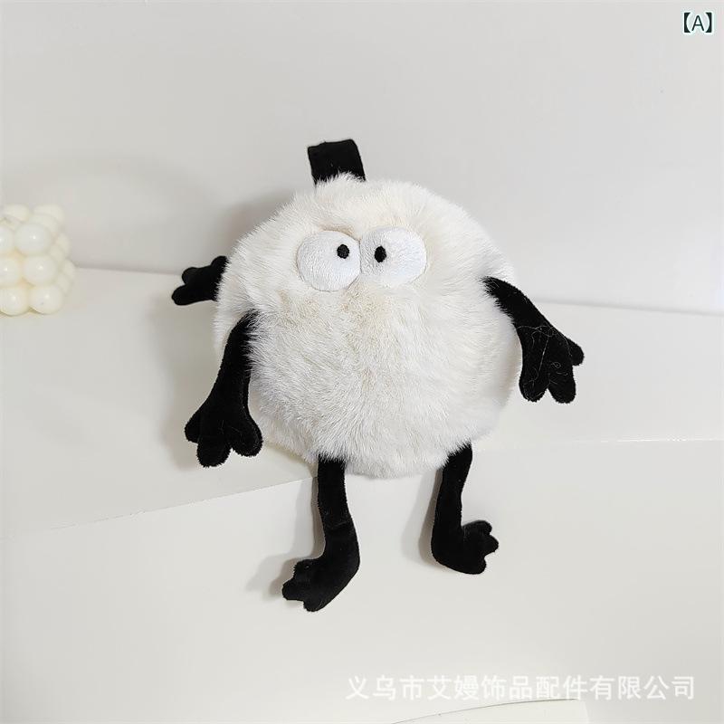 イヤーマフ 男女兼用 かわいい ススワタリ もこもこ ふわふわ ボア フェイクファー 折りたたみ 厚手 冬物 防寒 保温 耳当て 通学 学生 普段使い お出かけ 冷え対策 あったかグッズ