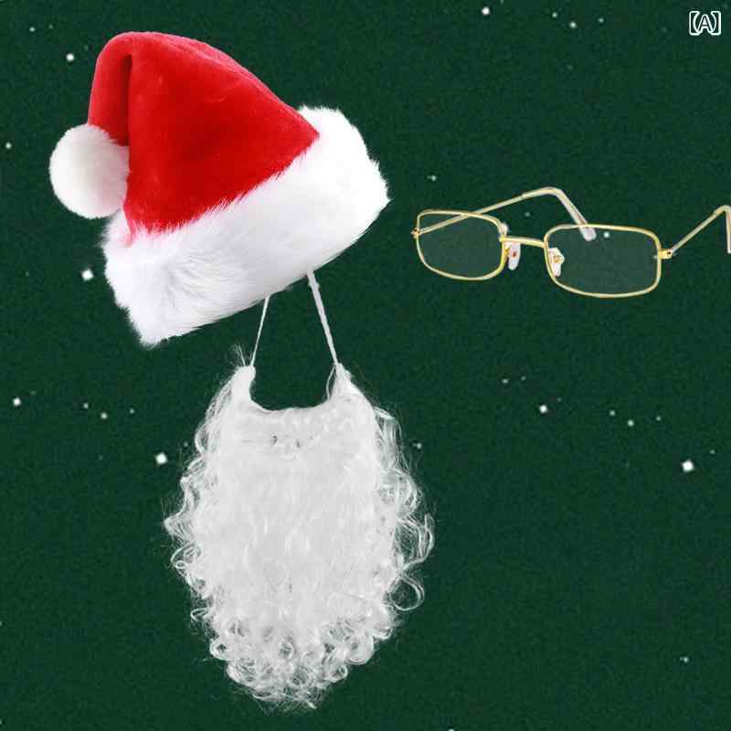 ・カテゴリ: コスプレウィッグ・スタイル: クリスマス装飾・仕様: ハーフ機械植えハーフ手植え・ウィッグの長さ: ミディアムロング・染髪・パーマ: 不可・髪質素材: 人工毛・推奨肌色: すべての肌色・推奨顔型: すべての顔型・用途: 着用・ウィッグの髪型: ミディアムロングカール・カラー展開: サンタ帽+サンタ髭+スクエアメガネ（3点セット）、サンタ帽+白髭+サンタウィッグ（レギュラー）+金縁スクエアメガネ（4点セット）、サンタ帽+サンタウィッグ（レギュラー）+白髭（3点セット）、サンタウィッグ（レギュラー）+サンタ髭、サンタ白髭+サンタ帽、サンタロングウィッグ（レギュラー）、サンタショートウィッグ、50cm80gサンタ大髭、大人用ロイヤルブルー（ロングファーサンタ帽）、大人用グリーン（ロングファーサンタ帽）、大人用レッド（ロングファーサンタ帽）、大人用ブラック（ロングファーサンタ帽）、大人用ピンク（ロングファーサンタ帽）