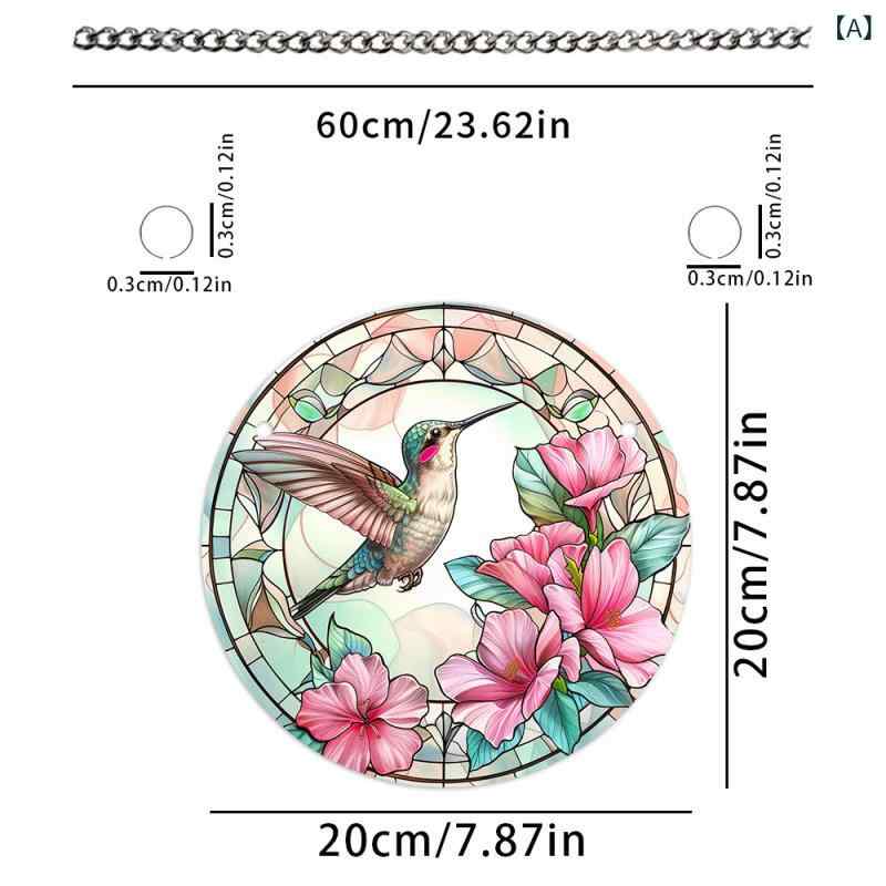 玄関飾り 小鳥 フラワーモチーフ カラフル アクリル製 かわいい おしゃれ ナチュラルテイスト 壁掛け ..