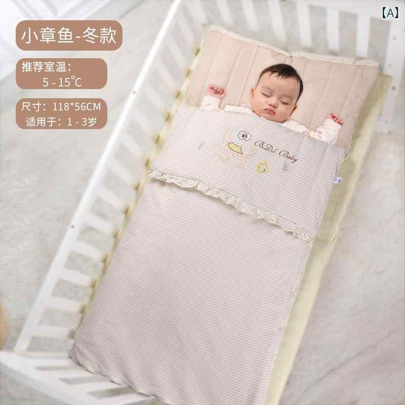 寝袋 ベビー スリーパー 赤ちゃん 乳幼児 秋冬 厚手 あったか 暖かい 寝冷え防止 蹴り出し防止 封筒型 ..