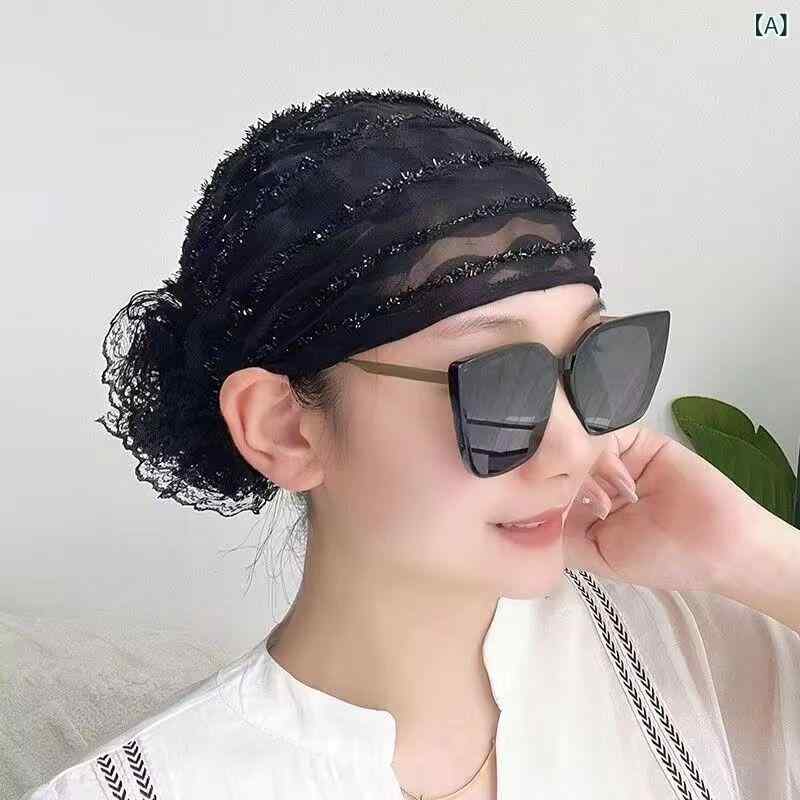 帽子 レディース 帽子 レース 接触冷感 おしゃれ 白髪隠し 通気性 オールシーズン スカーフ ケア帽子 ターバン 薄手…