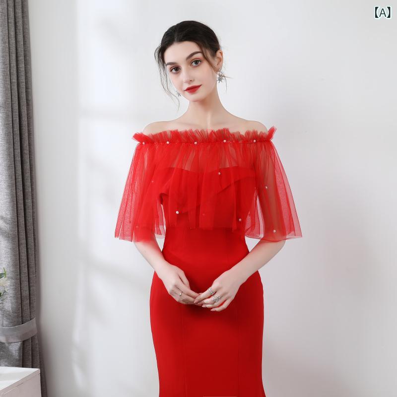・性別: 女性・主な素材: ポリエステル・カラー展開: レッド、ブルー、ブラック、ホワイト、ワインレッド、ネイビー、グレー、ライトグリーン、ピンク、ローズピンク、ライトパープル、シャンパン・機能: 装飾