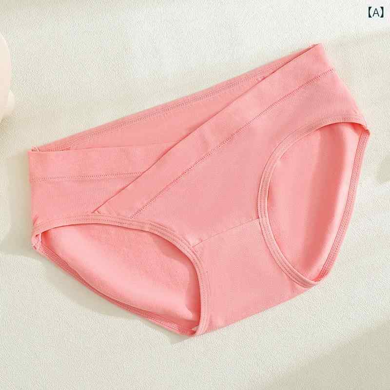 樂天商城 - マタニティショーツ レディース 妊婦用 ローライズ V型 薄手 純綿 コットン 腹部サポート ヒップアップ 通気性 妊娠初期 中期 後期 産後対応