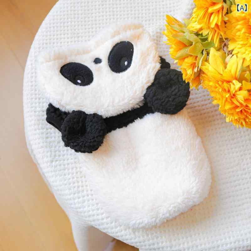 犬服 猫服 パンダデザイン 着ぐるみ風 コート ジャケット 洋服 秋冬 あったか 防寒 かわいい カジュアル ポリエステル 散歩 お出かけ 部屋着