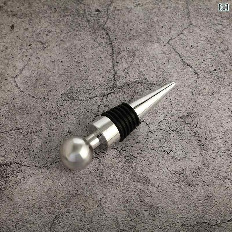 ボトルストッパー ワイン シャンパン シリコーン製 密閉 気密性 漏れ防止 鮮度保持 食卓 キッチン 家庭用 シンプル おしゃれ 繰り返し使える エコ(x2)