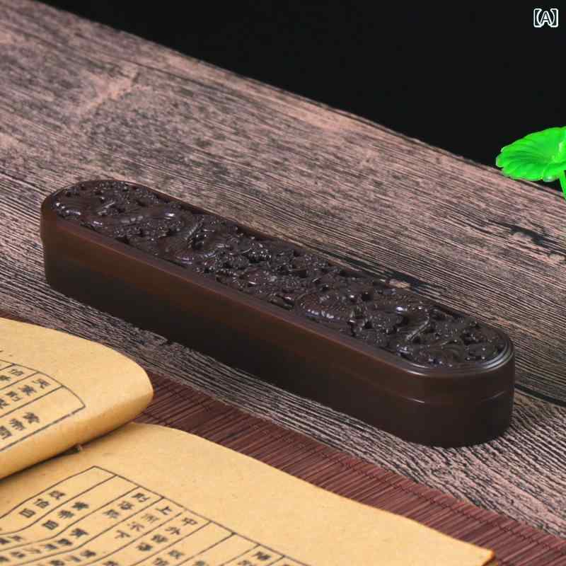 香炉 双龍戯珠 新中式 横置き インセンスバーナー 亜鉛合金製 アンティーク調 沉香 檀香 アロマ用 茶道..