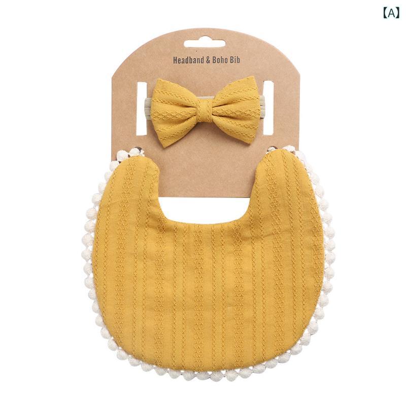 スタイ ベビー 赤ちゃん 男の子 女の子 男女兼用 純綿 コットン ガーゼ 欧米INS風 かわいい おしゃれ チェック柄 花柄 動物柄 キャラクター柄 さくらんぼ柄 蝶ネクタイ セット 紐付き よだれかけ ビブ お出かけ 普段使い ギフト 出産祝い(x2)