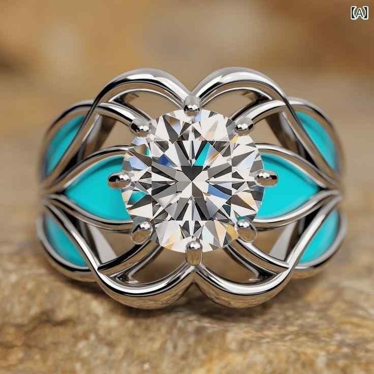 リング レディース 合金 指輪 レトロ ビンテージ 個性的 シンプル 存在感 花 フラワー ジルコニア 普段..