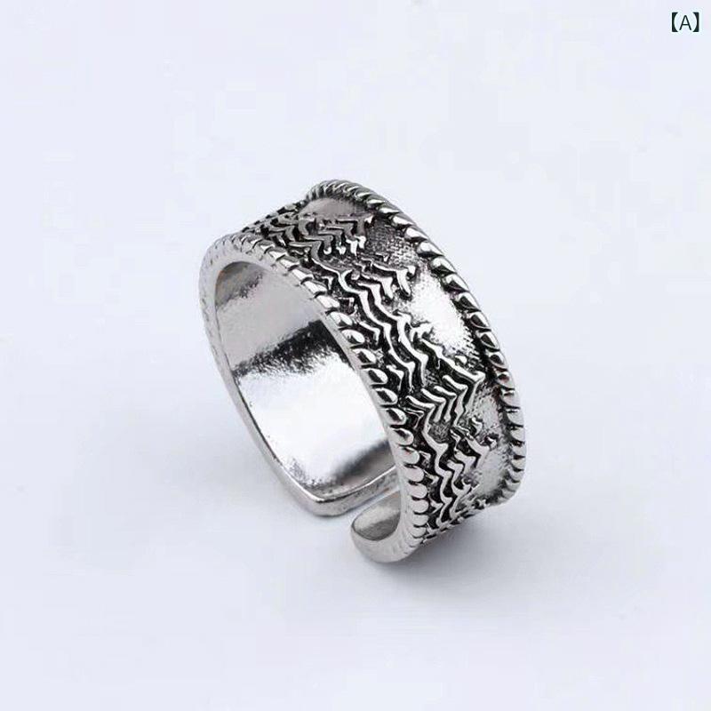 ・種類: フリーサイズ・素材: 亜鉛合金・形状: 幾何学・加工: メッキ・カラー: レトロアンティーク調・スタイル: 文芸レトロ・カテゴリ: 手元アクセサリー・対象: ユニセックス・デザインモチーフ: 木、植物、花