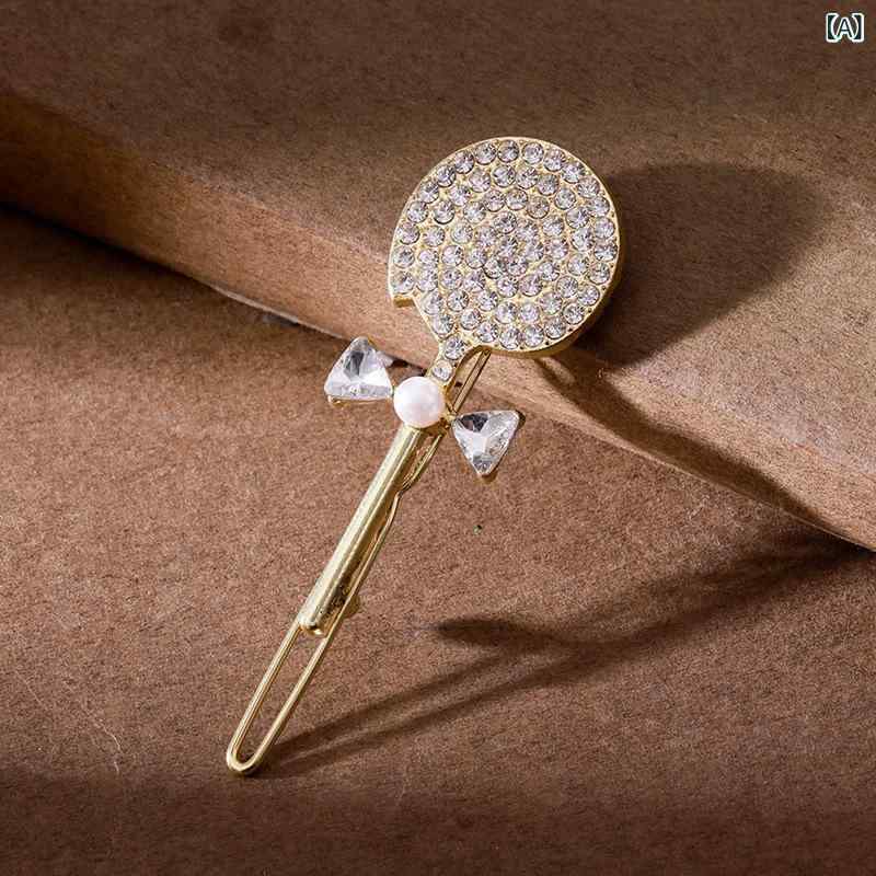 ・素材: 合金・対象: レディース・加工: 手作り・カテゴリ: ヘッドアクセサリー・種類: 前髪クリップ・カラー展開: ゴールドホワイト、ゴールドレッド、ゴールドブルー、ゴールドシャンパン、シルバーホワイト、シルバーレッド、シルバーブルー、...