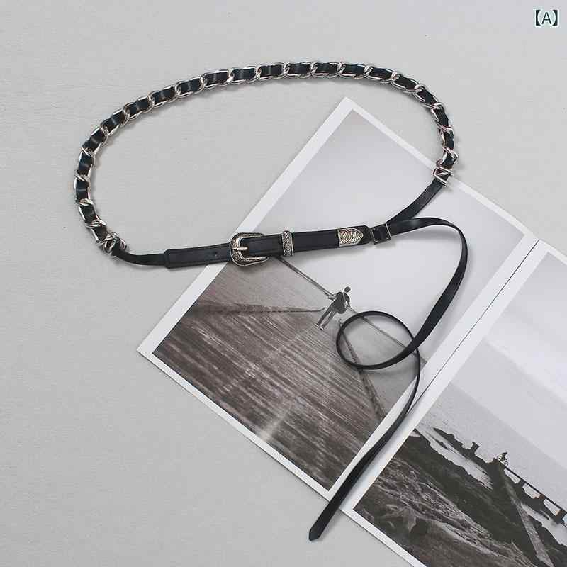 ・主な素材: PUレザー・バックル素材: ファブリック・留め具: ピンバックル・カラー: ブラック・幅: 細身（2cm未満）