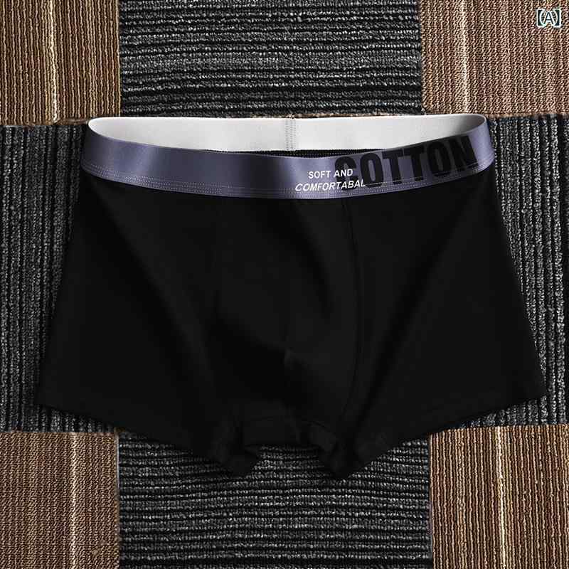 ボクサーパンツ メンズ 男性用 コットン 純綿 グラフェン加工 立体構造 前閉じ 通気性 吸湿速乾 伸縮性 スポーツ 普段使い ミッドウエスト ブラック レッド ブルー グリーン グレー