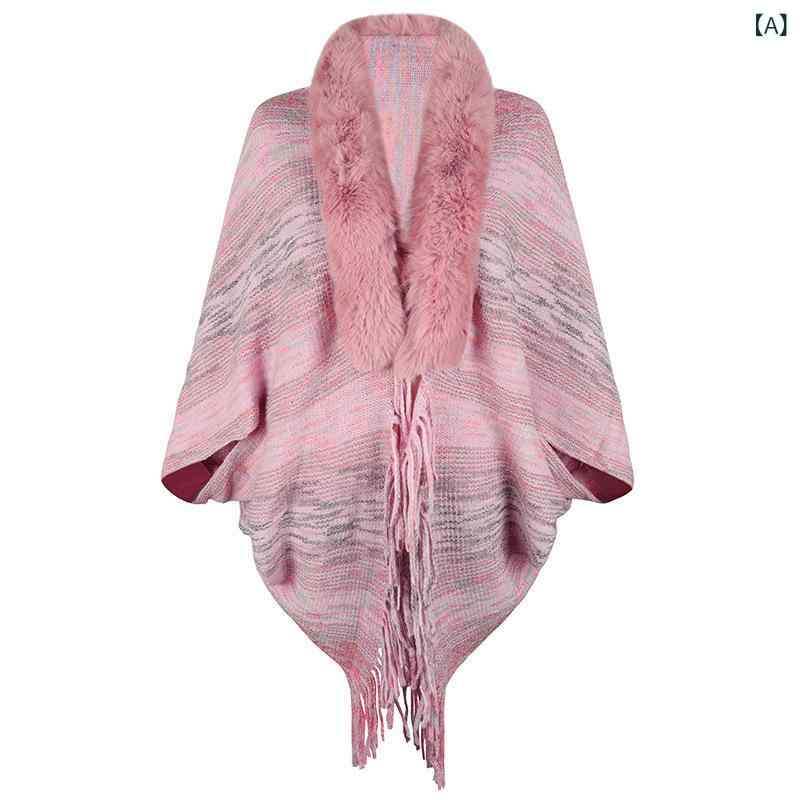 ・性別: 女性・スタイル: 欧米ストリート・主な素材: ポリエステル・丈: ミドル丈・柄: ストライプ・カラー展開: ピンク、アプリコット、コーヒー、グレー、ブラック・編み方: 平織り・加工: 絞り染め・デザイン要素: フリンジ・機能: 保温