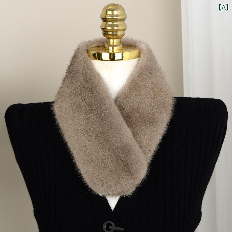 ・編み方: 一枚革仕立て・機能: 保温・着用シーズン: 冬・丈: レギュラー・カラー展開: ライトブラウン、ホワイト、ダークブラウン、ブラック・スタイル: ベーシック、エレガント、カジュアル、シンプル、オフィススタイル・主な素材: ミンクファー・加工: ハンドメイド・サイズ: 長さ65cm、幅8cm