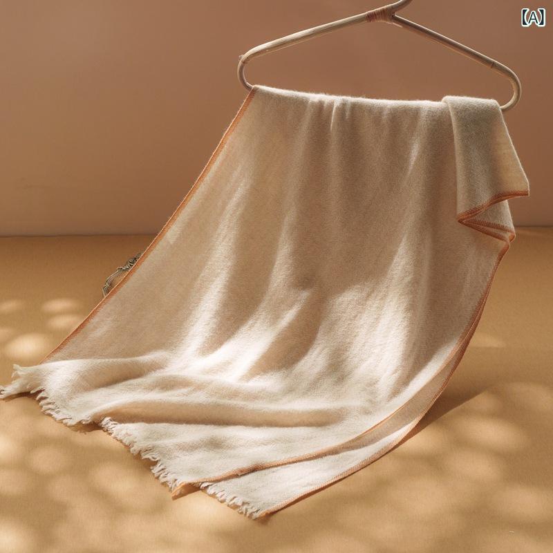 ショール レディース 女性用 カシミヤ ニット ヘリンボーン柄 上品 クラシック カジュアル 保温性 着回し抜群 マフラー ストール 肩掛け 秋冬春 普段使い ニュアンスカラー(4.0)