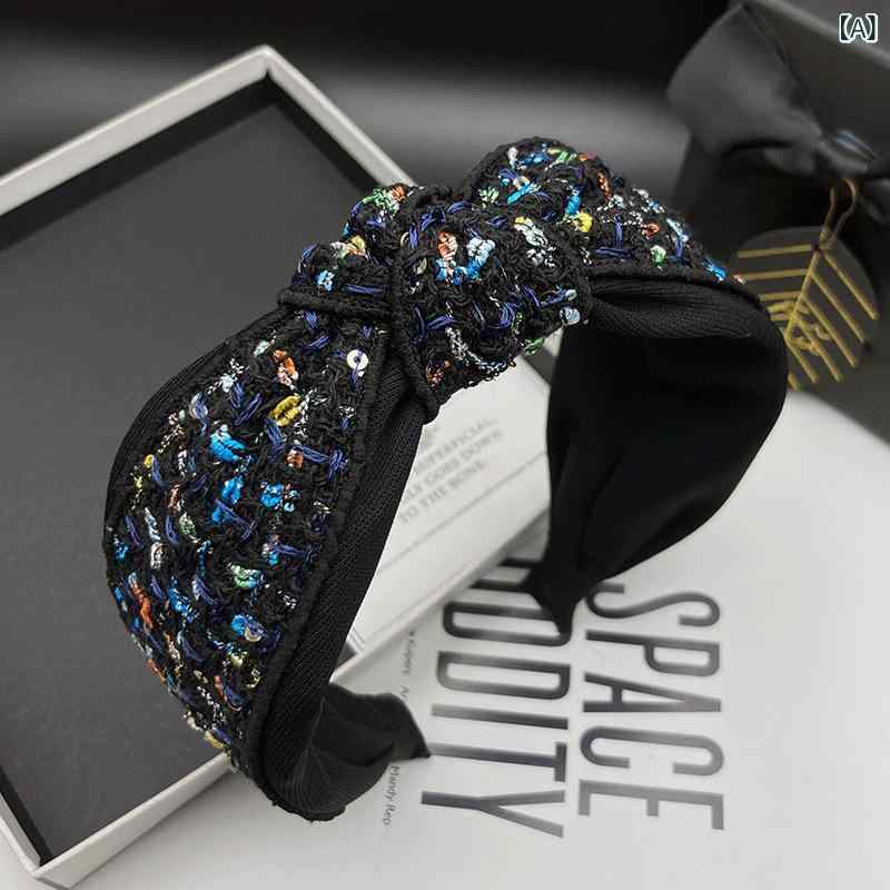 ・主な素材: 毛糸・加工: 手作業・カラー: ブラック・スタイル: ファッションOL、ファッション通勤・カテゴリ: ヘアアクセサリー・対象: レディース