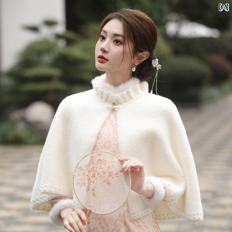 楽天市場】ミンク ポンチョの通販