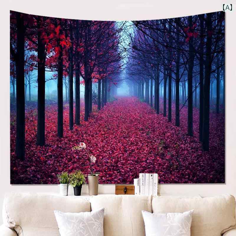 タペストリー 風景 壁掛け ウォールアート ウォールデコレーション 背景布 インテリア 部屋飾り リビン..