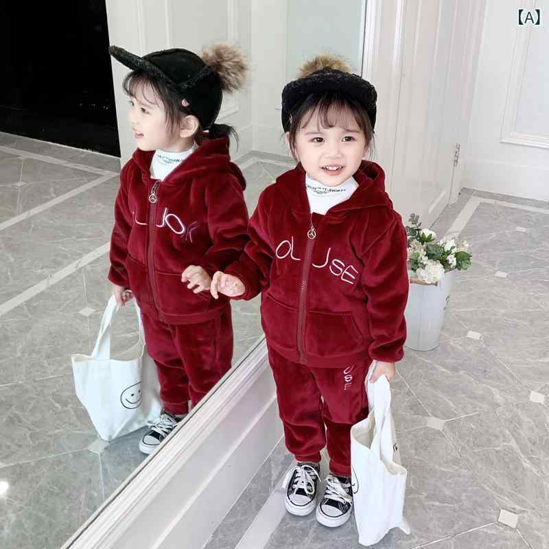 キッズ 男の子 女の子 ベロア セットアップ 冬物 厚手 両面フリース フード付き ジップアップ 長袖 長ズボン 2点セット 幼児 小学生 かわいい キャラクター プリント 普段使い ルームウェア 柔らかな肌触り