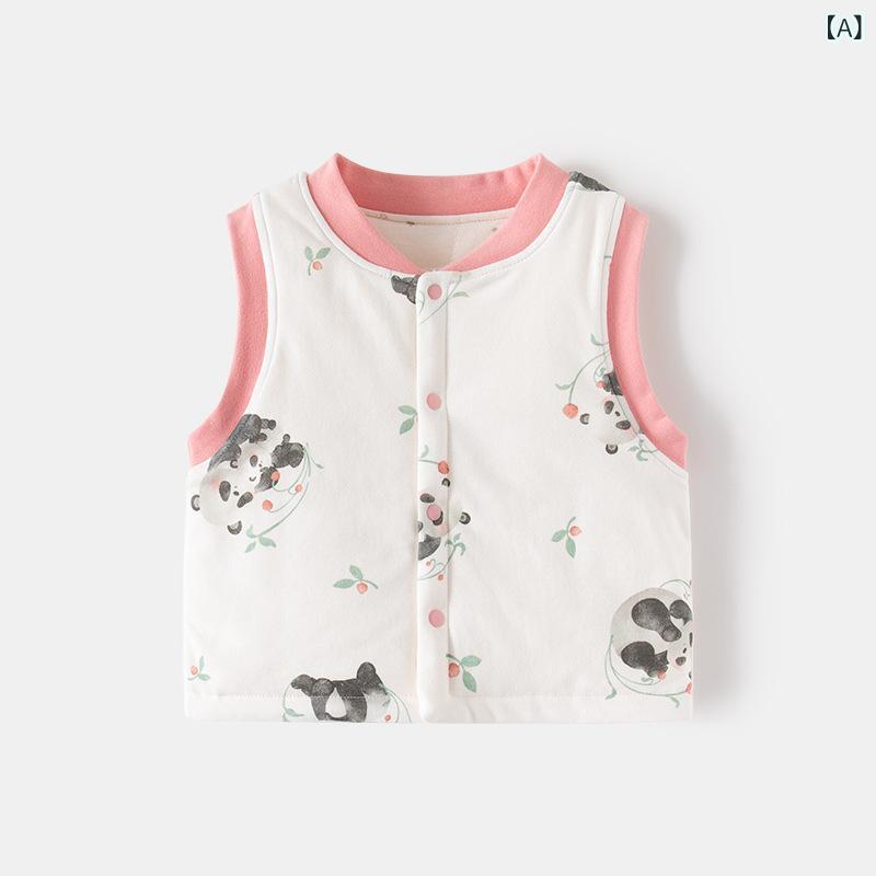 ・カテゴリ: キッズベスト・対象年齢: 新生児 (0〜1歳)・スタイル: シンプル・タイプ: カーディガン・厚さ: 厚手・柄: 動物、キャラクター、顔デザイン・デザイン要素: レース、プリント・主な素材: 綿100%・生地加工: 起毛加工、...