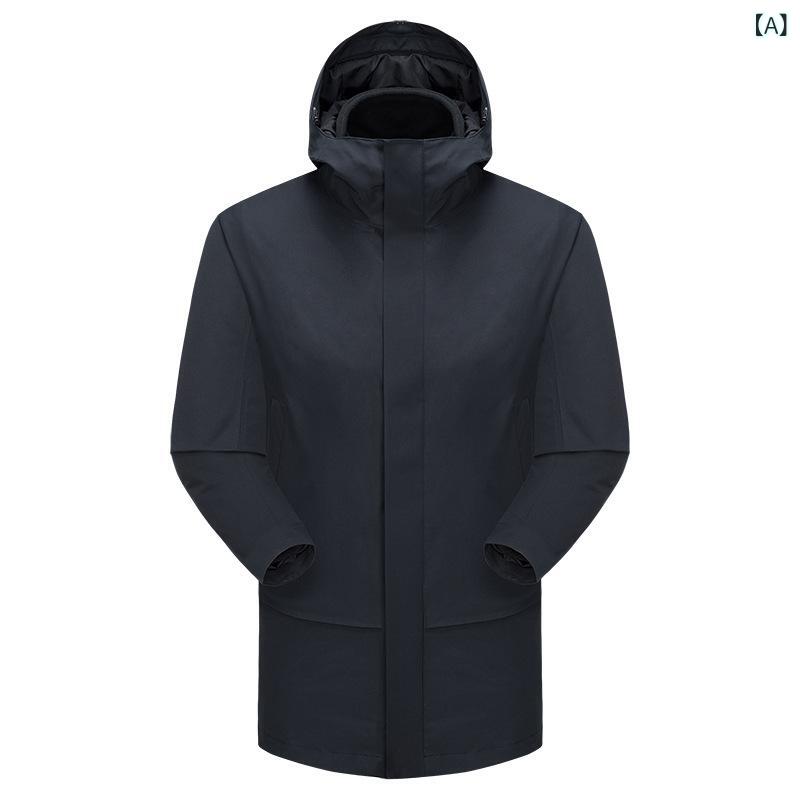 ・カテゴリ: 登山用ジャケット・スタイル: フロントオープン・組み合わせ: 2点セット・主な素材: ポリエステル・裏地素材: ポリエステル・インナー: 付き、取り外し可能・インナー種類: フリース、ダウン (90%ホワイトダックダウン)・フ...