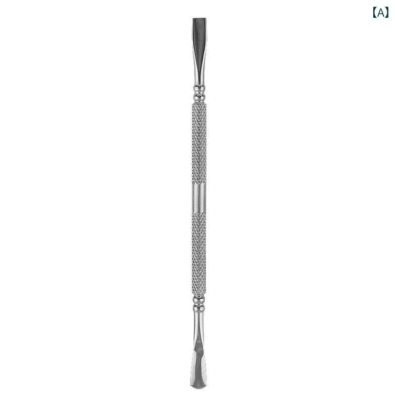 ネイルツール ステンレス製 両頭 ス