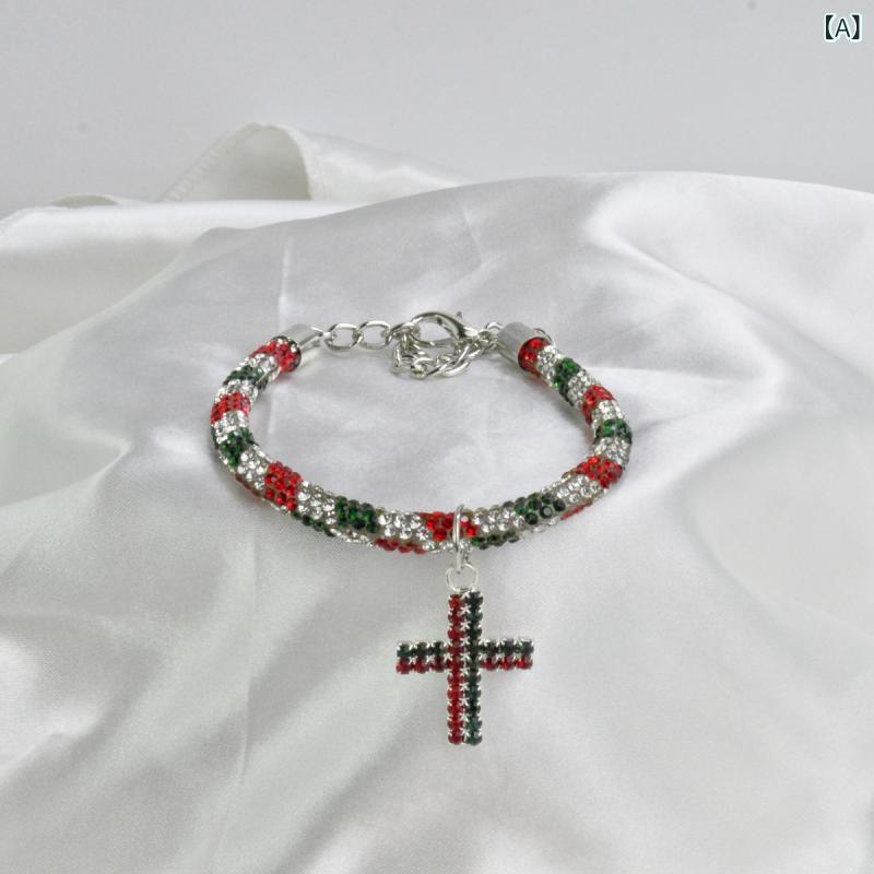 ペット用チョーカー 猫犬兼用 クリスマス 王冠モチーフ ラインストーン 鈴付き バイカラー キラキラ 銅..