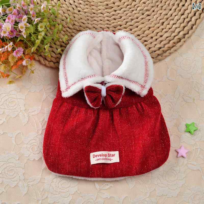 犬服 ドッグウェア 猫服 キャットウェア ペアルック お揃い 新年 お正月 お祝い 赤 レッド 秋冬 防寒 ..