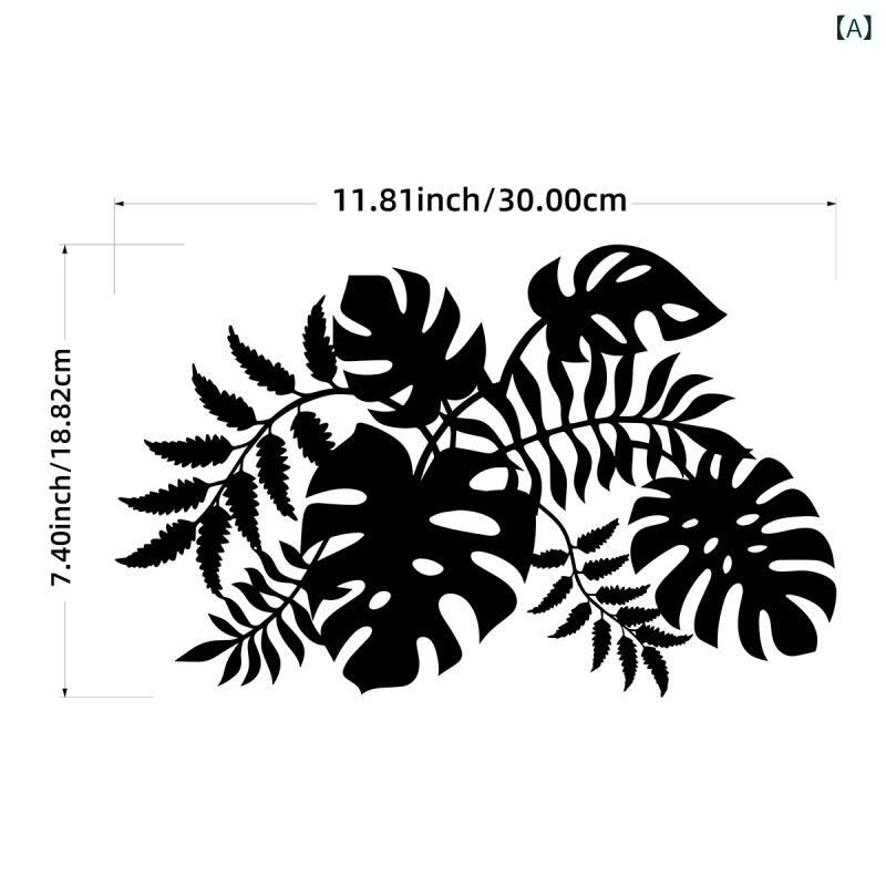 ウォールアート モンステラ リーフ アイアン メタル インテリアパネル シンプルモダン リビング 書斎 ..