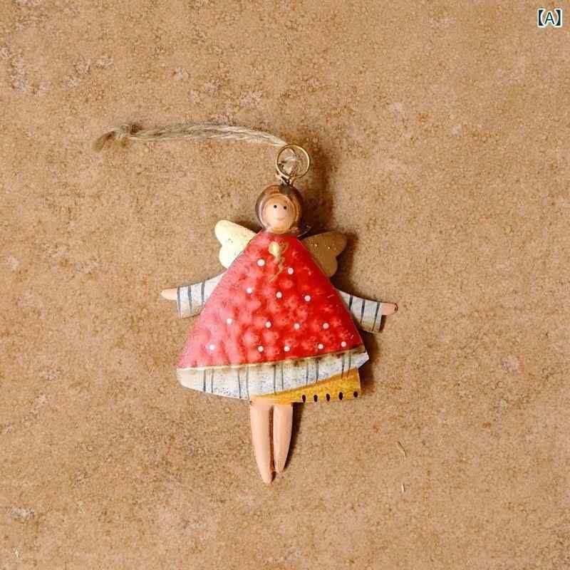 インテリア雑貨 アメリカンカントリー ヴィンテージ ブリキ風 天使 ゴールド 翼 ウォールデコ オブジェ..