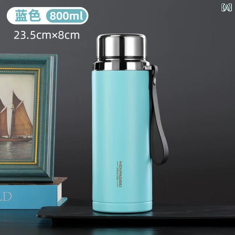 保温ボトル 大容量 ステンレス 保温保冷 マグ 水筒 ビジネス オフィス 通勤 普段使い 茶こし付き おし..