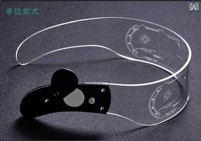 メガネ サングラス ユニセックス LEDライト 発光 充電式 未来感 サイバー パンク 個性的 ファッション フラッシュ点滅 パーティー クラブ フェス イベント 衣装