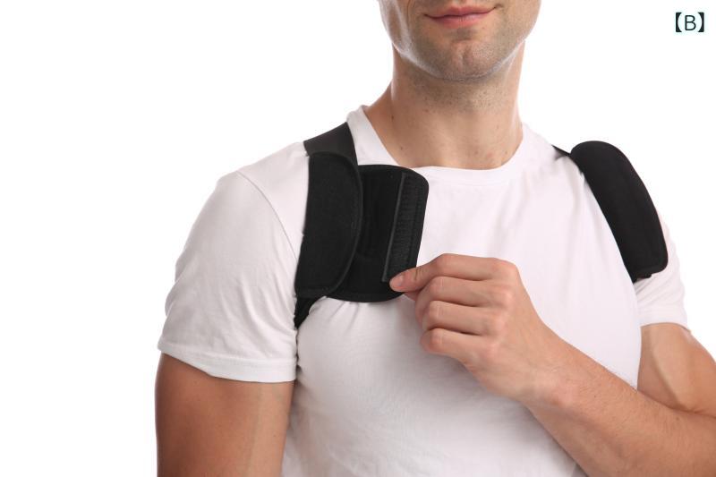 猫背矯正サポーター 男女兼用 大人用 姿勢改善 背筋補正ベルト 目立たない 薄型 軽...