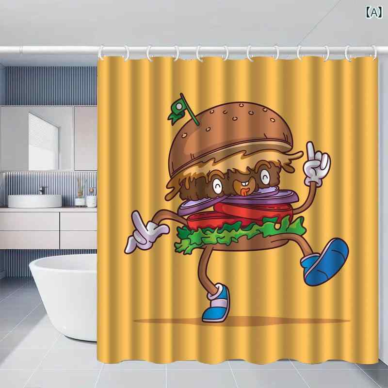 ・カテゴリ: シャワーカーテン・素材: ポリエステル・スタイル: モダンシンプル・柄: ミックス柄・機能: 防水、穴あけ不要・サイズ展開: 90cm×180cm、120cm×180cm、150cm×180cm、180cm×180cm、180...