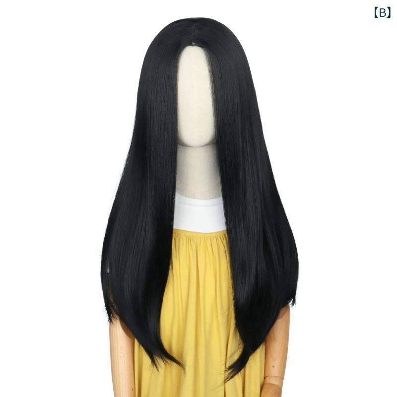 narukiのウィッグ コスプレ ハロウィン プリンセス ロング ウェーブ 高温耐熱 かつら 巻き髪 アニメ キャラクター 演劇 舞台 仮装 イベント パーティー｜アングル2